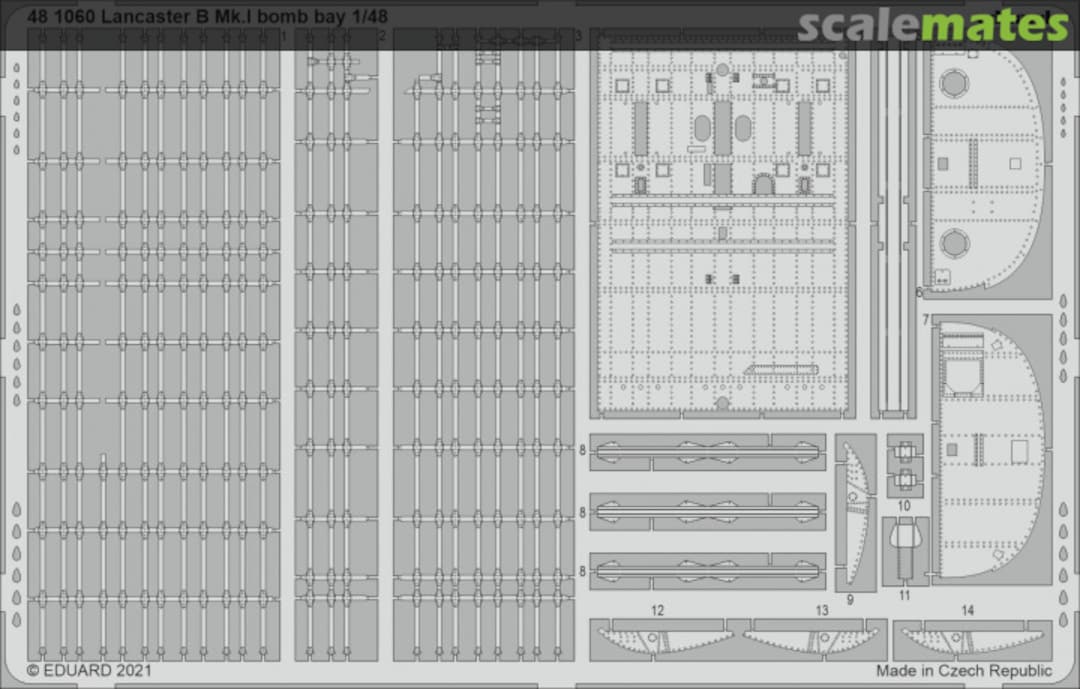 Boxart Lancaster B Mk.I bomb bay HKM 481060 Eduard