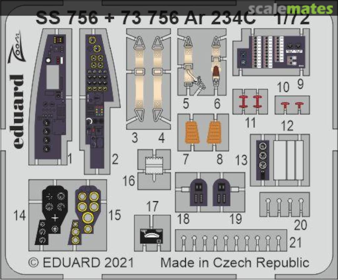 Boxart Ar 234C SS756 Eduard