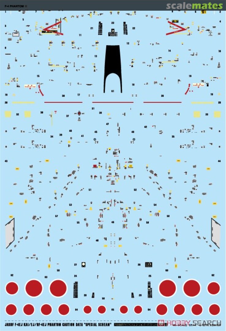 Boxart J.A.S.D.F. F-4EJ Kai / EJ / RF-4EJ Phantom II Caution Data "Special Scheme" A-589 MYK Design