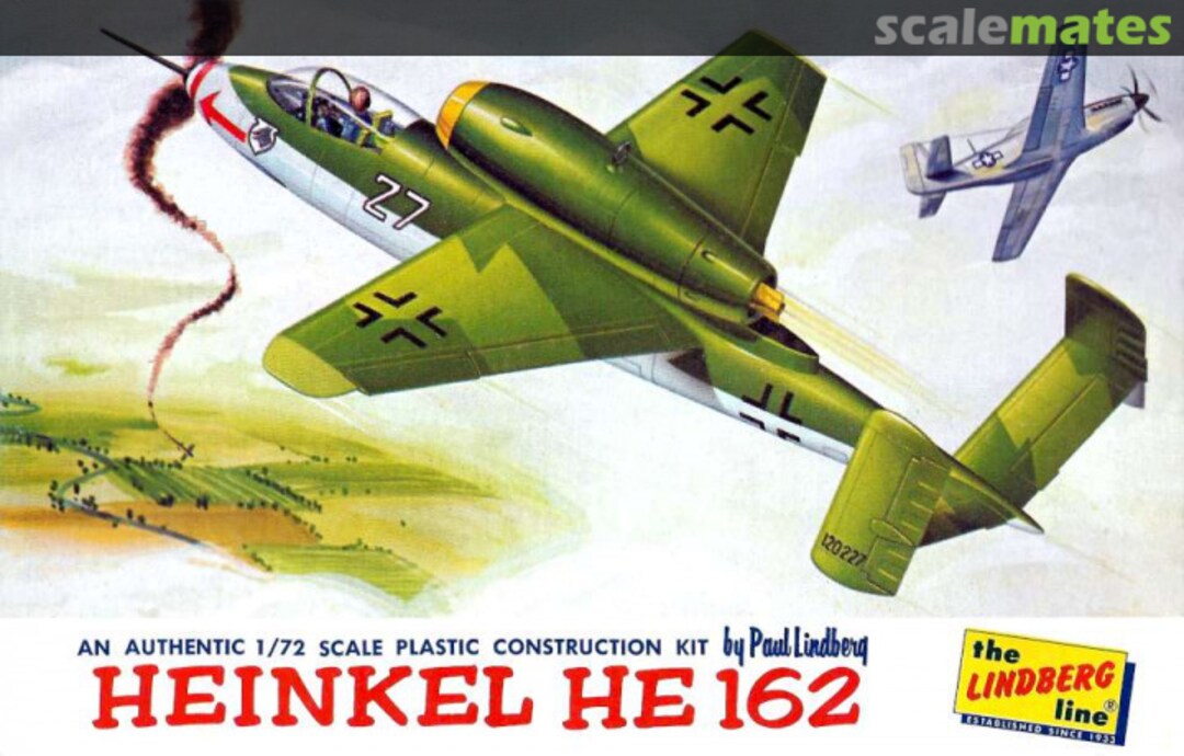 Boxart Heinkel He 162 432 Lindberg