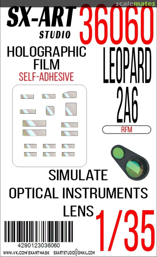 Boxart Leopard 2A6 holographic film 36060 SX-Art