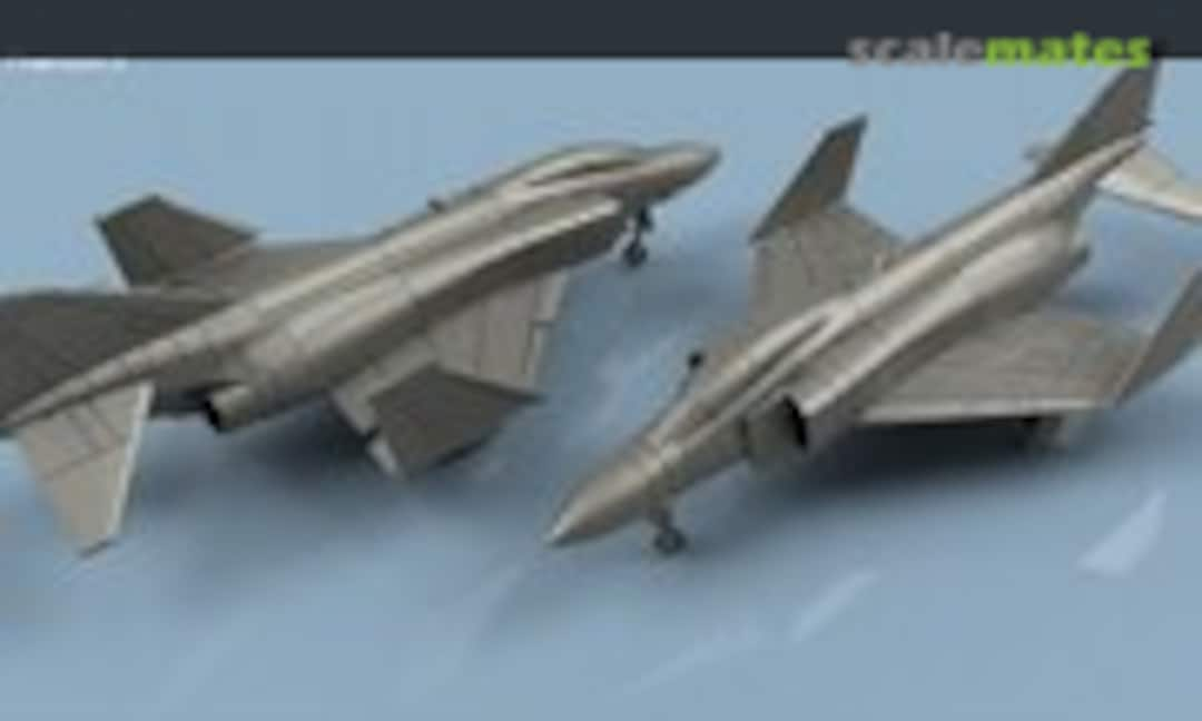 1:700 F-4 J Phantom II wings folded (5 planes) (L'Arsenal 3D700161)