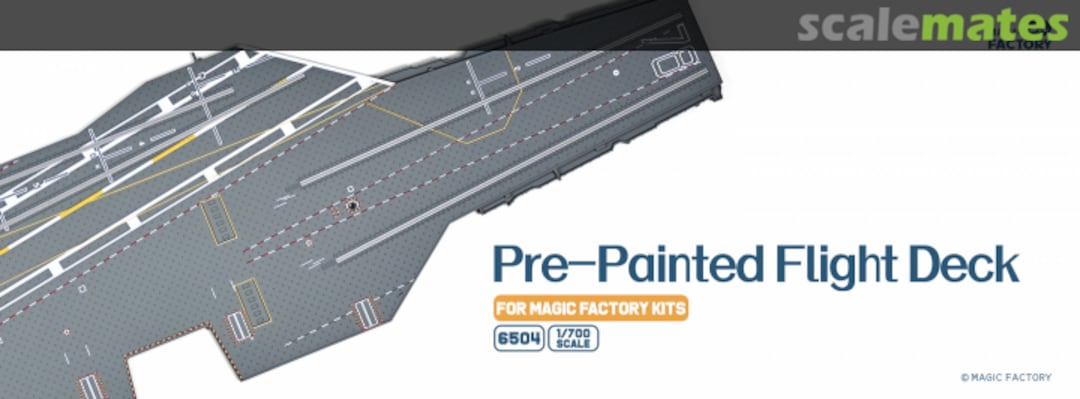 Boxart Pre-Painted Deck for USS Gerald R. Ford 6504 Magic Factory