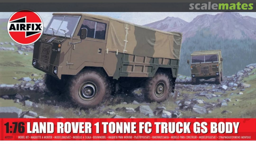 Boxart Land Rover 1 Tonne FC Truck G.S. Body A02331 Airfix