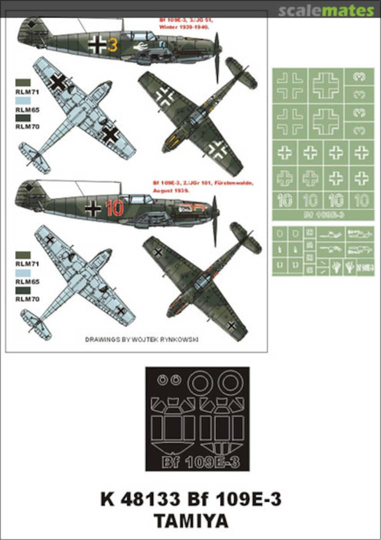 Boxart Bf 109E-3 K48133 Montex