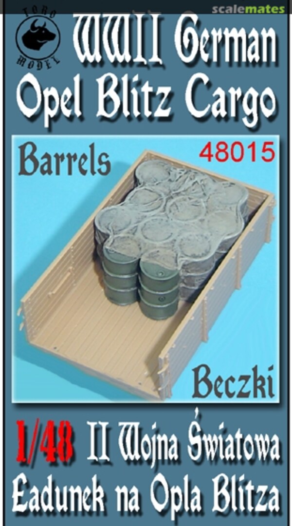 Boxart WWII German Opel Blitz Cargo: Barrels 48015 ToRo Model