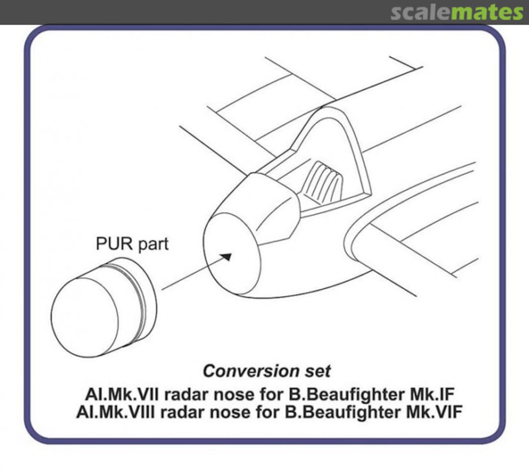 Boxart Bristol Beaufighter AI Mk.VII/Mk.VIII Radar Nose AMLA48039 AML