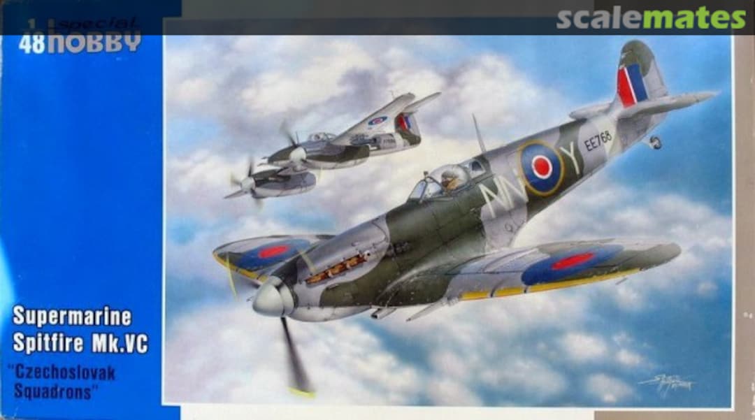 Boxart Supermarine Spitfire Mk.Vc "Czechoslovak Squadrons" SH48091 Special Hobby