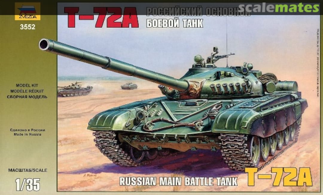 Boxart T-72A 3552 Zvezda