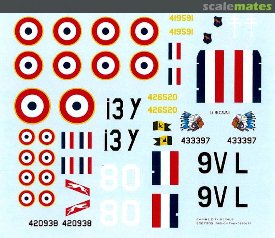 Boxart French Thunderbolts ECD7205 Empire City Decals