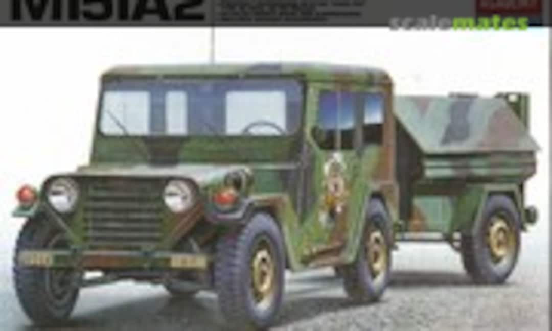 1:35 M151 A2 HARD TOP &amp; TRAILER (Academy 13012)