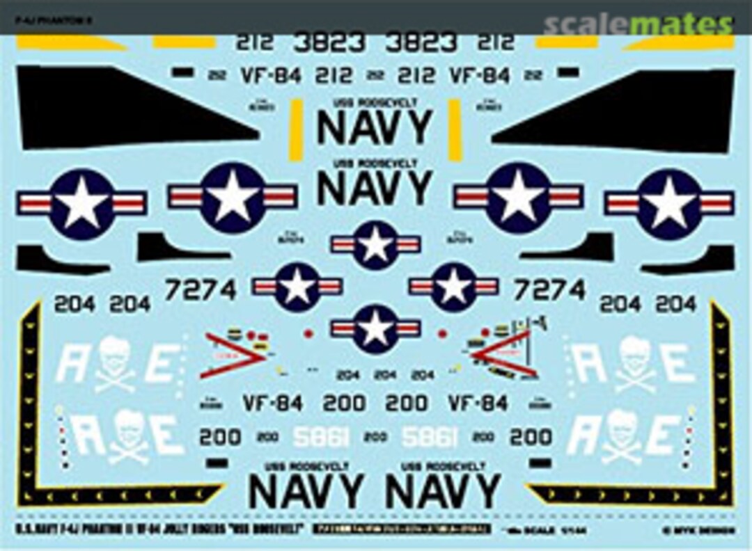 Boxart USN F-4J VF-84 [USS Roosevelt] A-438 MYK Design