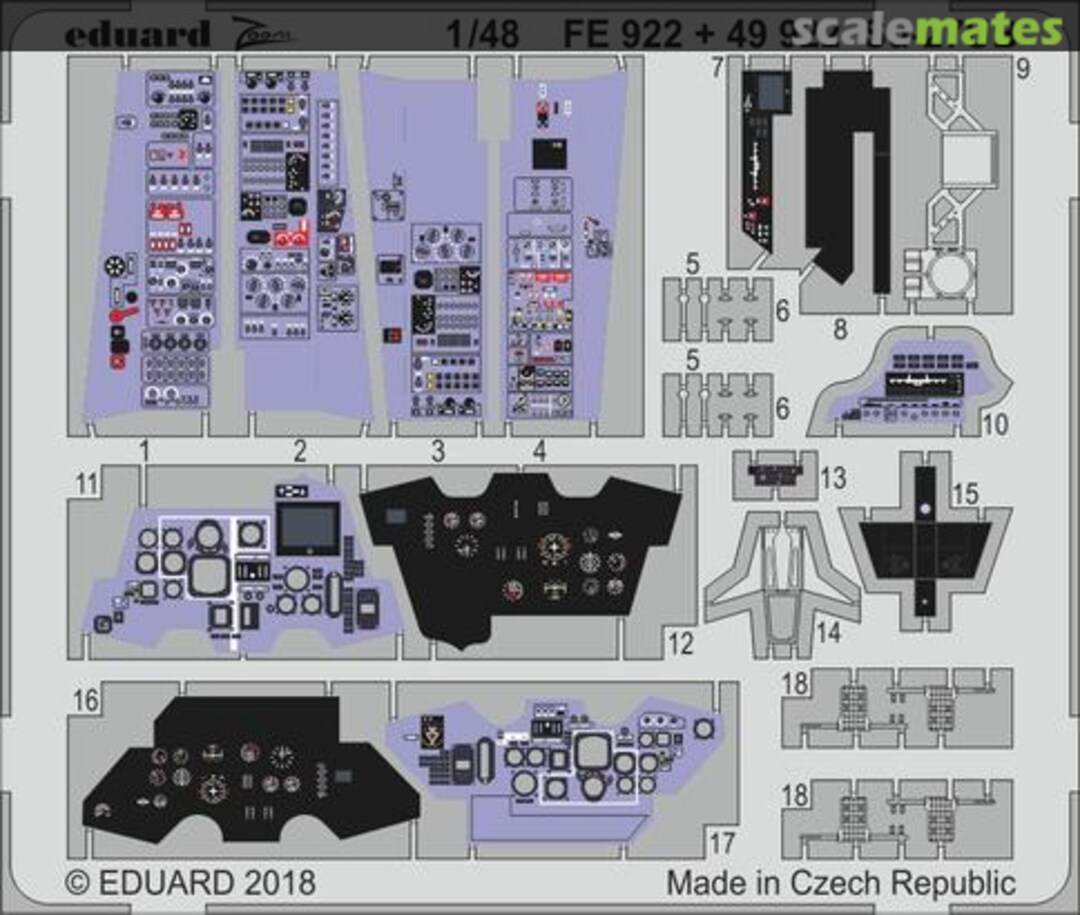 Boxart Su-27UB Flanker - Interior 49922 Eduard