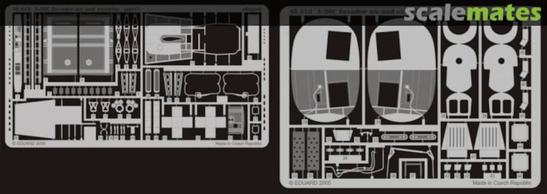 Boxart A-26C undercarriage and exterior 48513 Eduard