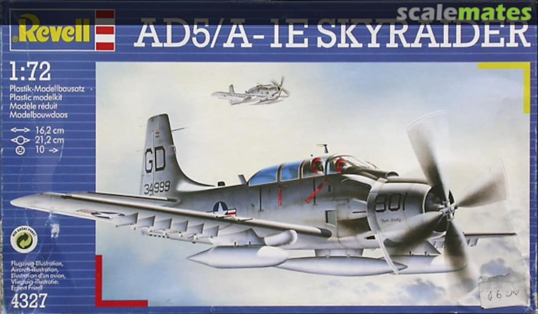 Boxart AD5/A-1E Skyraider 4327 Revell