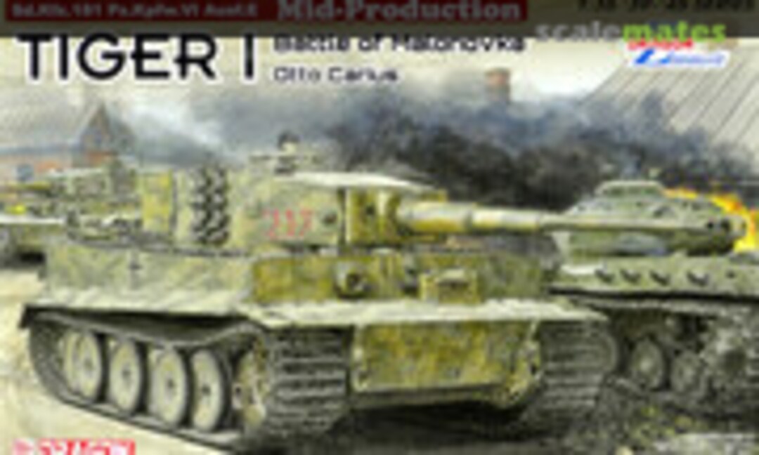 1:35 Tiger I Mid-Production w/Zimmerit Otto Carius (Dragon 6888)