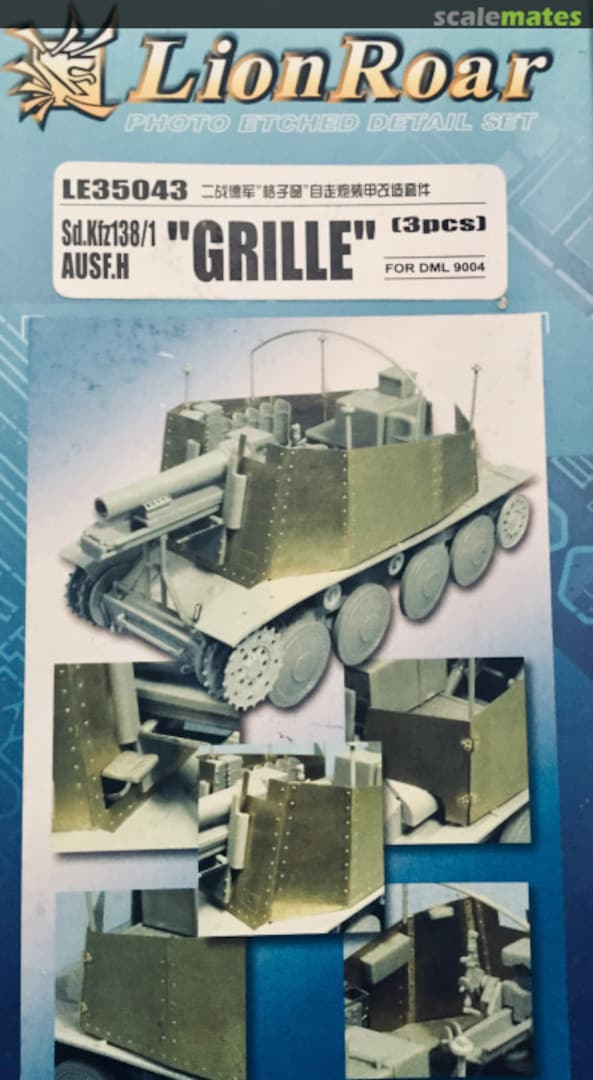 Boxart Sd.Kfz 138/1 Ausf. H "Grille" LE35043 Lion Roar