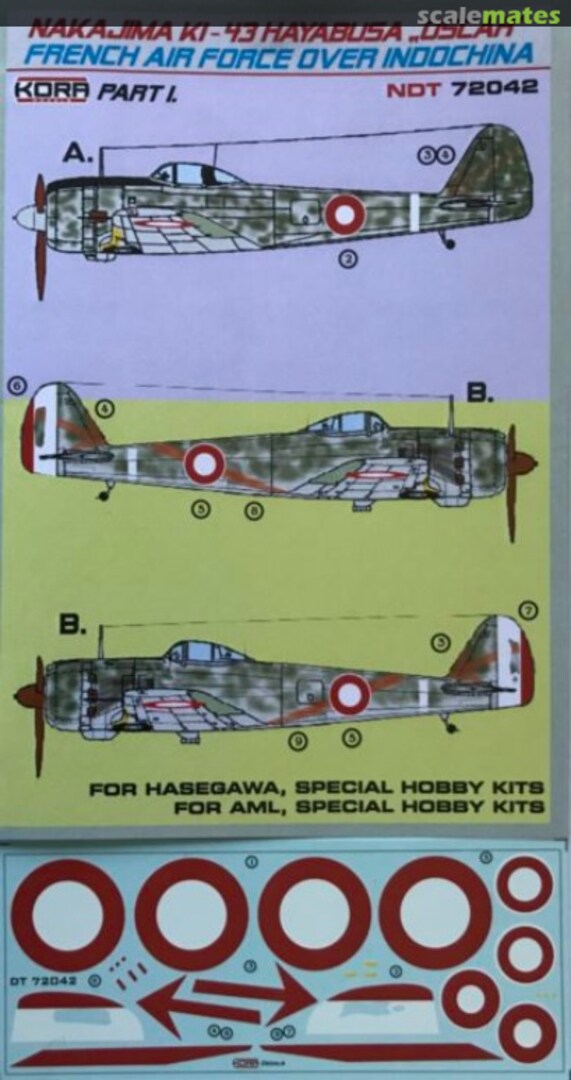 Boxart Nakajima Ki-43 Hayabusa "Oscar" NDT72042 Kora Models