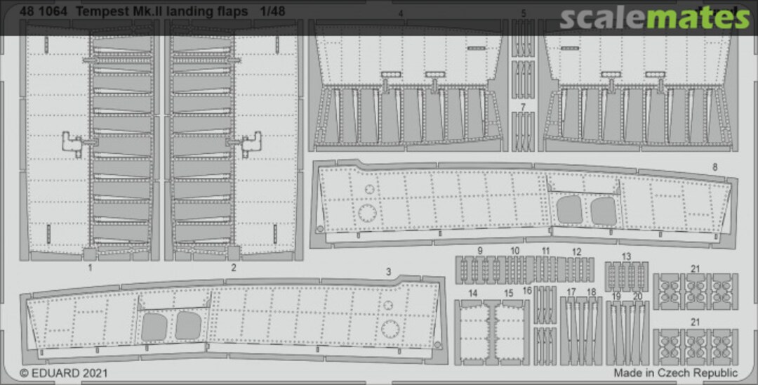 Boxart Tempest Mk.II landing flaps EDUARD/SPECIAL HOBBY 481064 Eduard