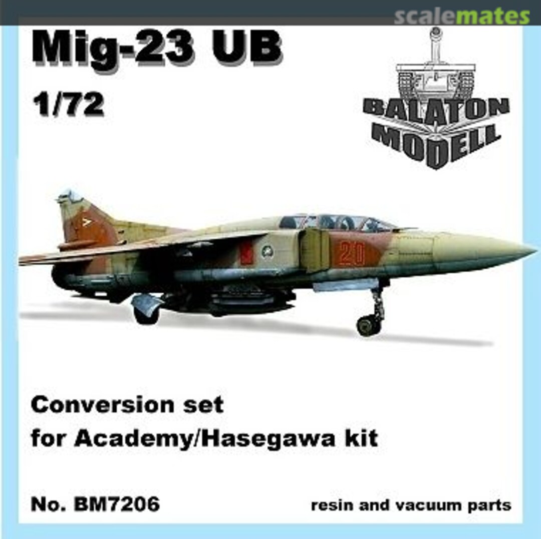 Boxart Mikoyan Gurevich Mig-23UB Flogger C BM7206 Balaton Modell