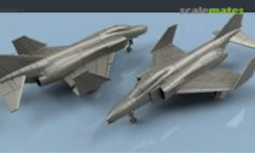 1:700 F-4 N Phantom II wings folded (5 planes) (L'Arsenal 3D700163)