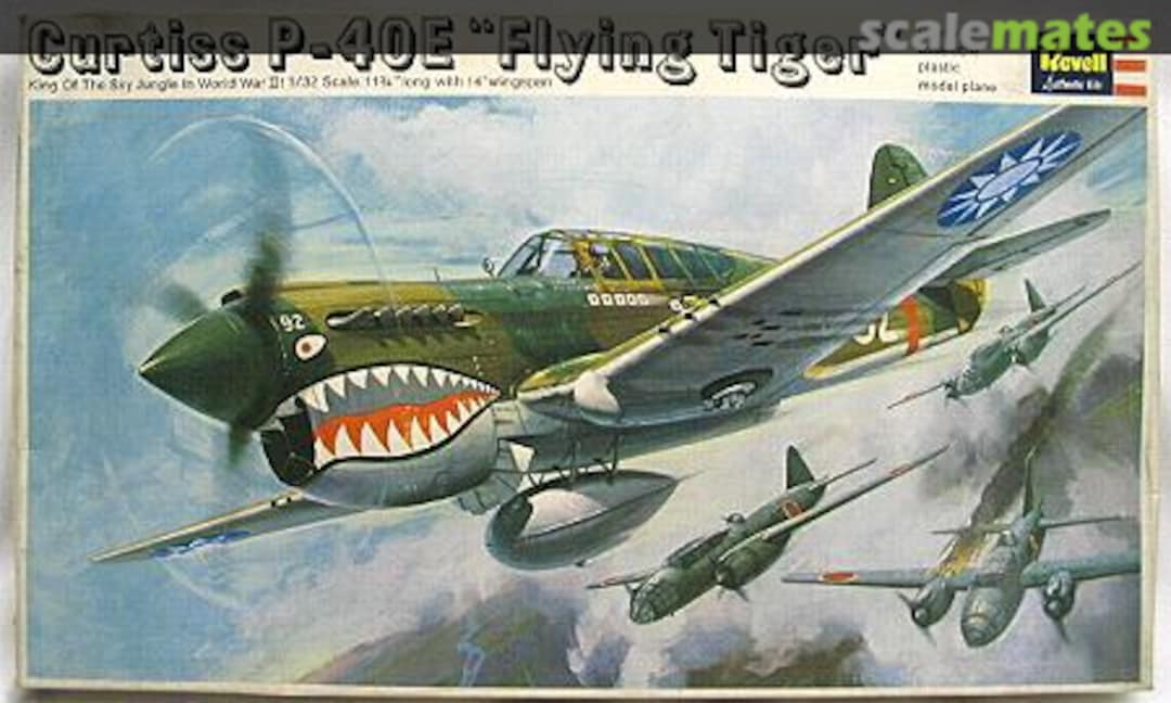 Boxart Curtiss P-40E "Flying Tiger" H-283-380 Revell