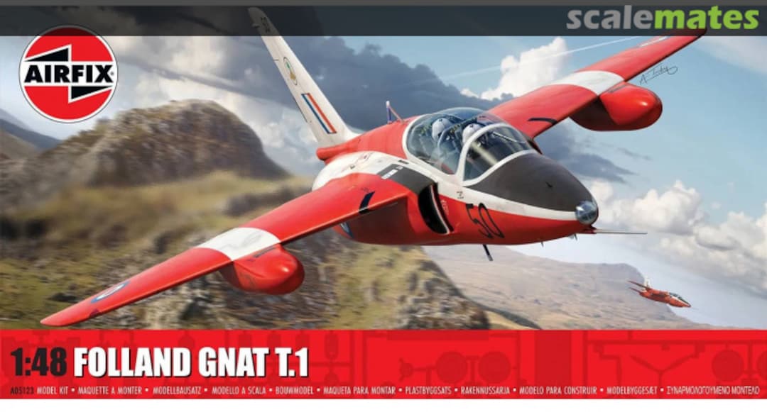 Boxart Folland Gnat T.1  A05123 Airfix