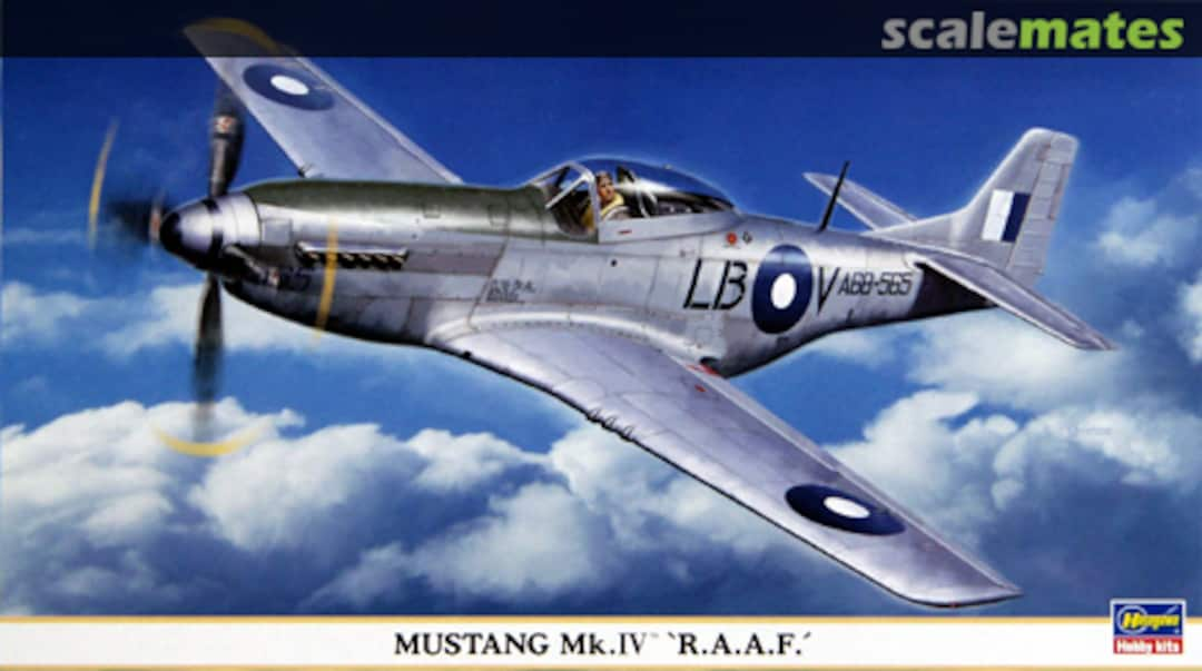 Boxart Mustang Mk.IV `R.A.A.F.´ 09637 Hasegawa