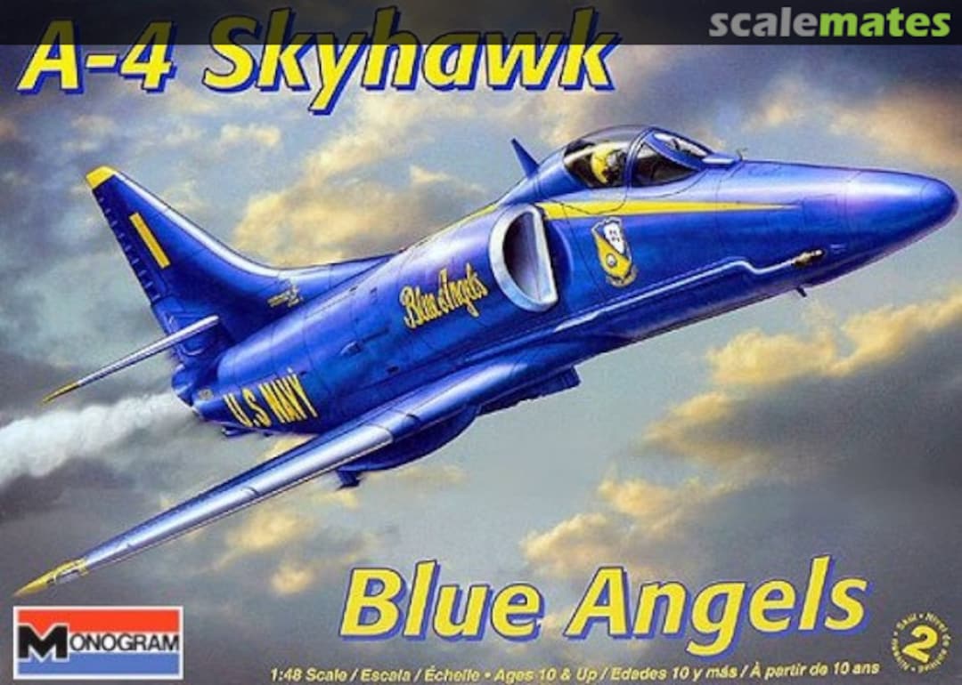 Boxart A-4 Skyhawk Blue Angels 85-5310 Monogram