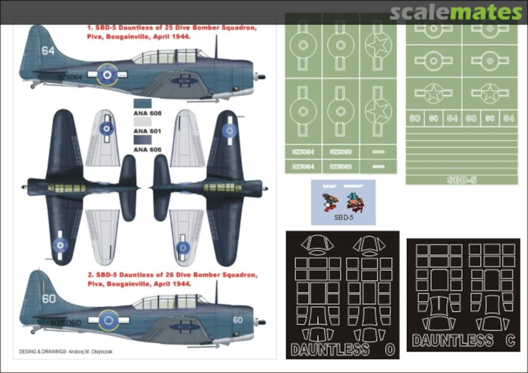 Boxart SBD-5 Dauntless "RNZAF" K48135 Montex