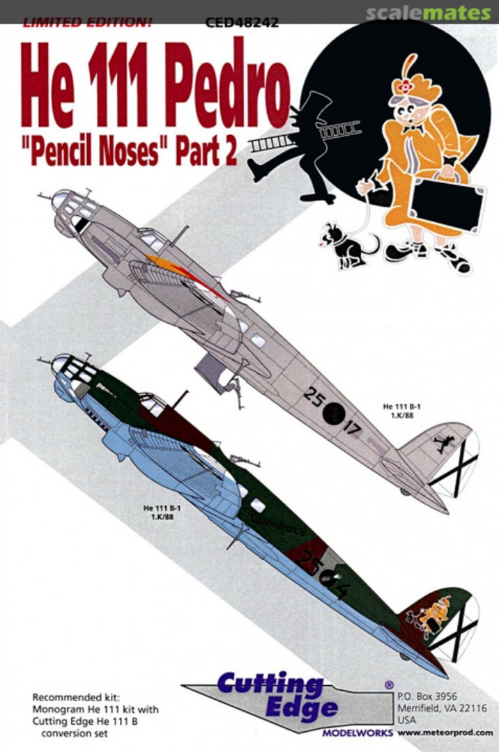 Boxart He 111 Pedro CED48242 Cutting Edge Modelworks