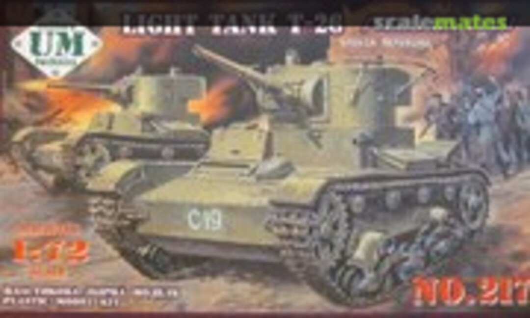 1:72 Light Tank T-26 (UM Military Technics 217)