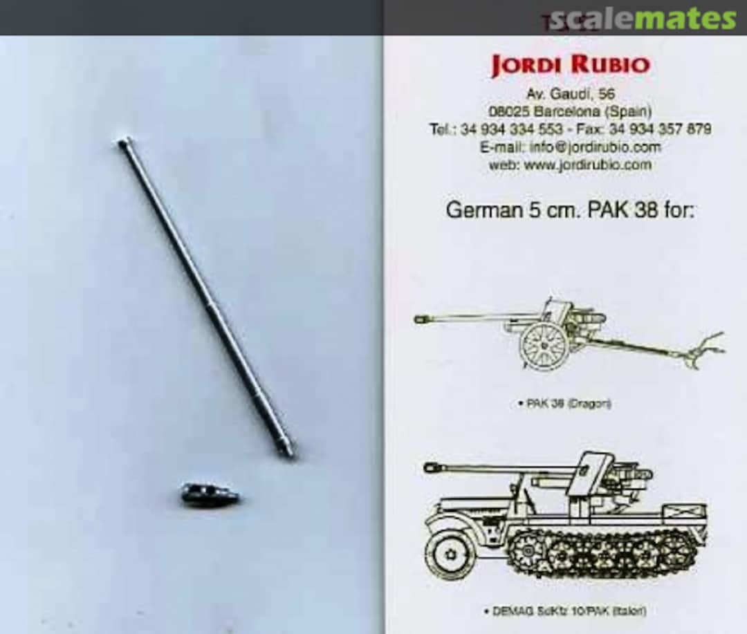 Boxart 5cm PaK 38 TG-53 Jordi Rubio