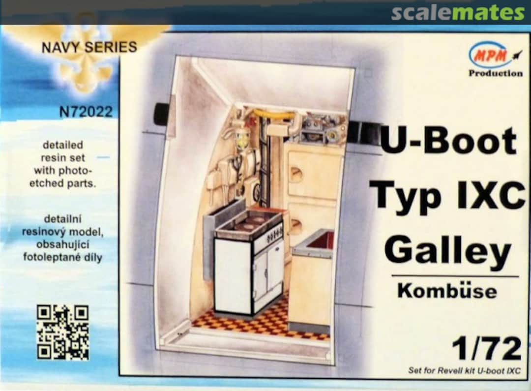 Boxart U-Boot typ IX Galley - Revell - N72022 CMK