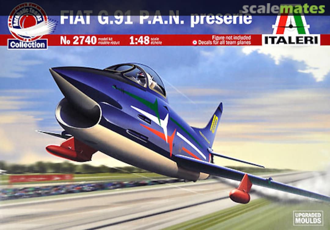 Boxart Fiat G.91 P.A.N. preserie 2740 Italeri