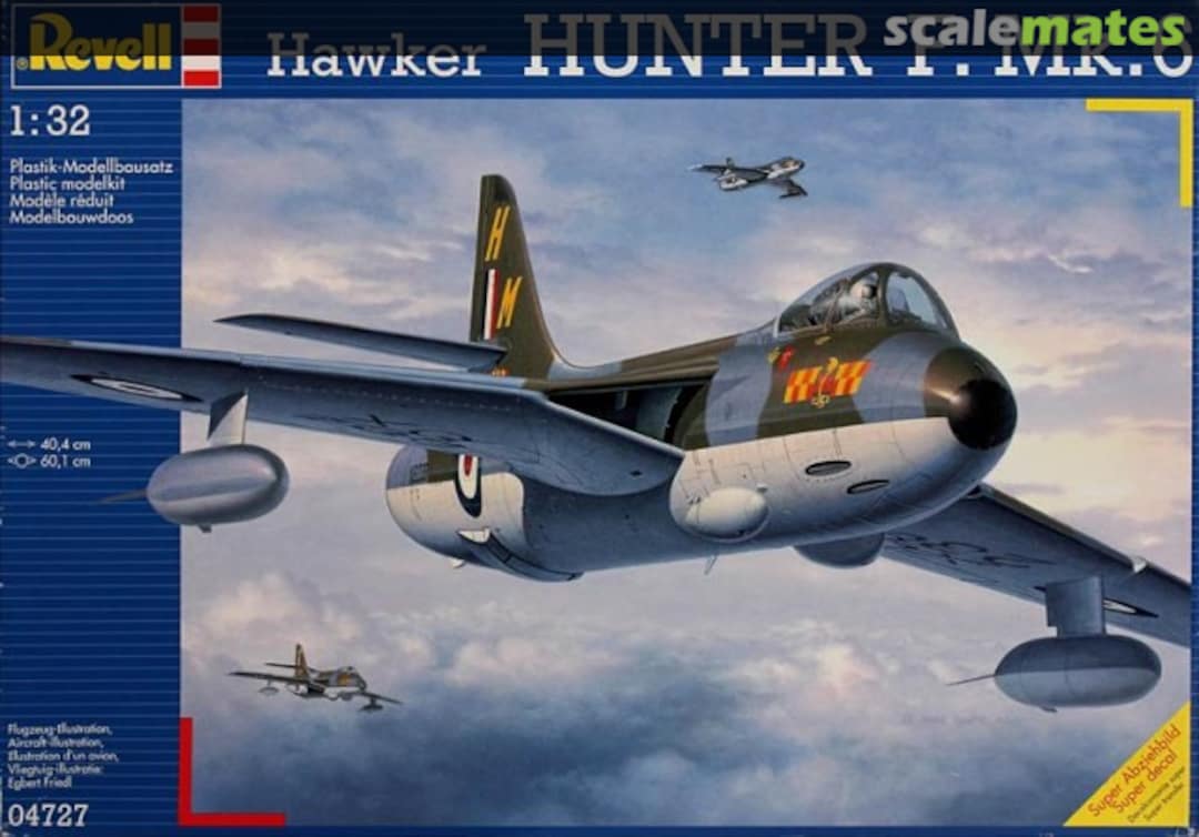 Boxart Hawker Hunter F. Mk.6 04727 Revell