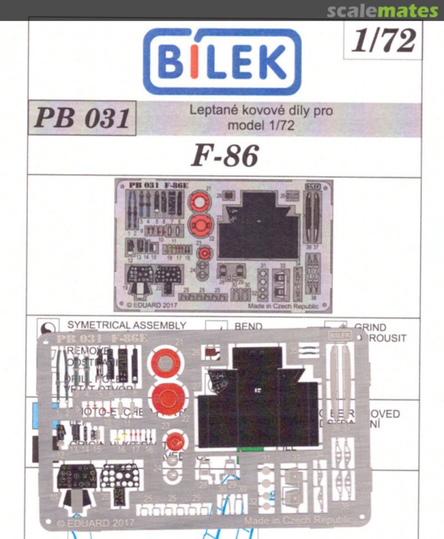 Boxart F-86 PB 031 Bilek