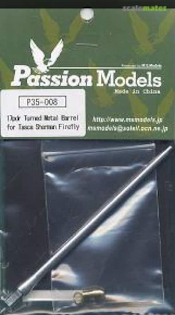 Boxart 17 Pdr Barrel for Sherman Firefly P35-008 Passion Models