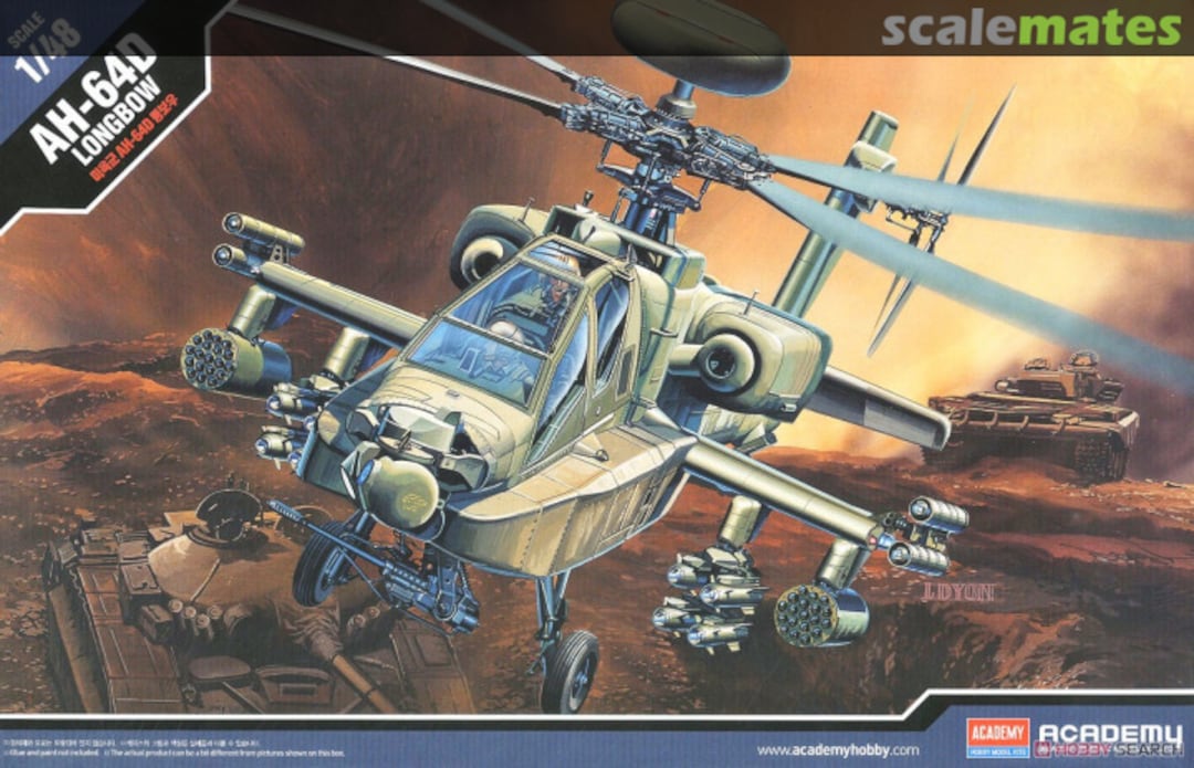 Boxart AH-64D Longbow 12268 Academy