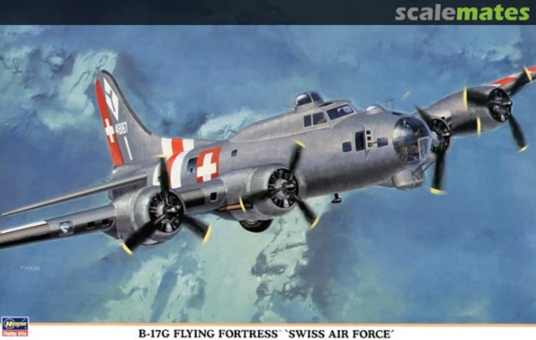 Boxart B-17G Flying Fortress 'Swiss Air Force' 00681 Hasegawa