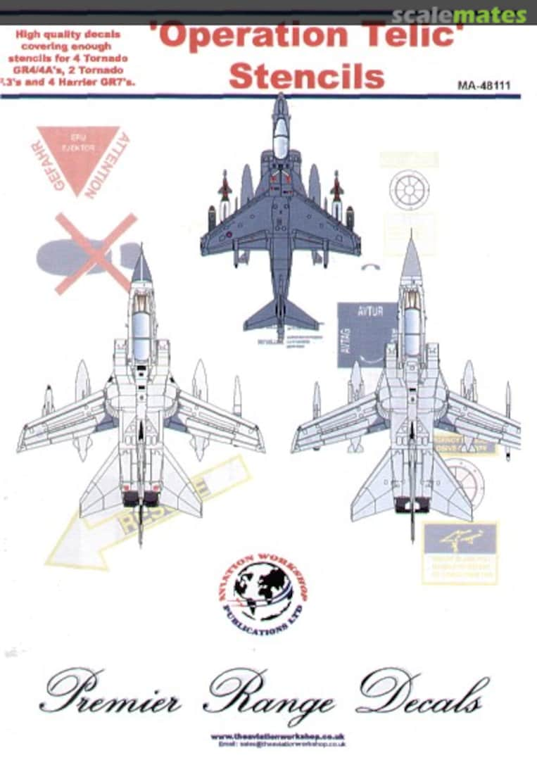 Boxart 'Operation Telic' Stencils MA-48111 Model Alliance