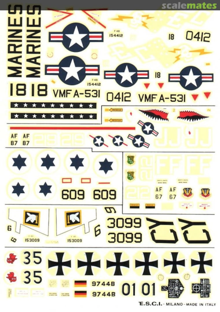 Boxart McDonnell F-4 Phantom 75 ESCI