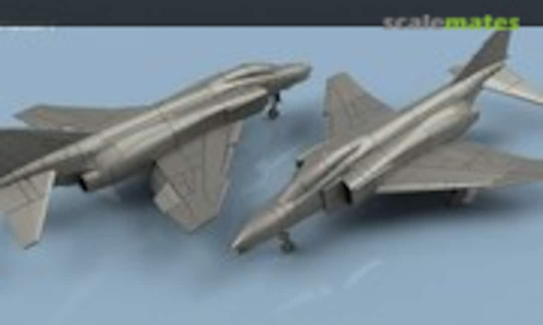 1:700 F-4 N Phantom II wings unfolded (5 planes) (L'Arsenal 3D700164)