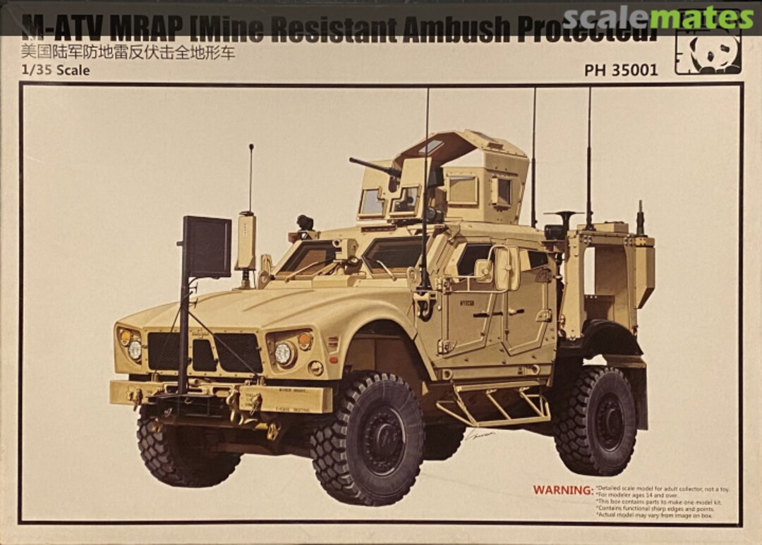 Boxart M-ATV MRAP (Mine Resistant Ambush Protected) PH 35001 Panda Hobby