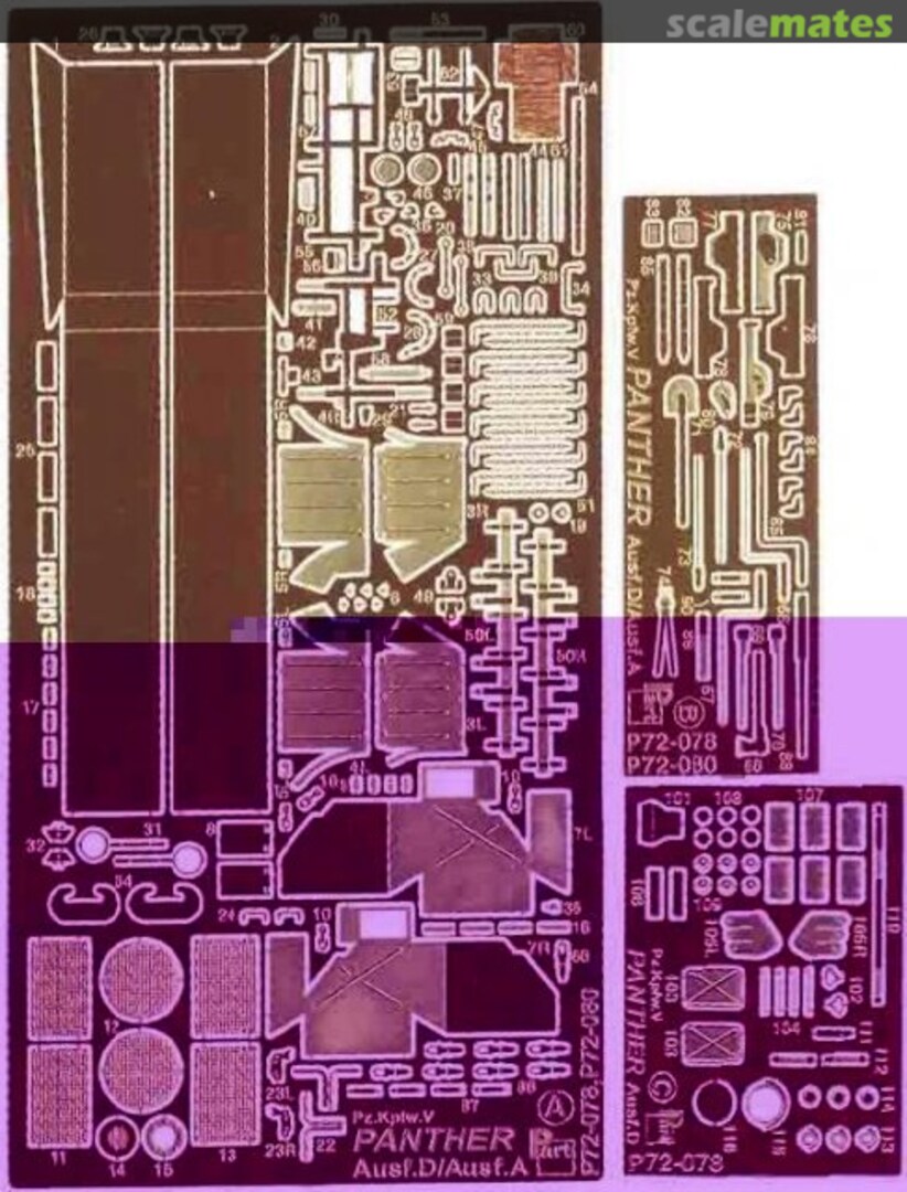 Boxart Pz.Kpfw.V Panther Ausf. D/A P72-078 Part