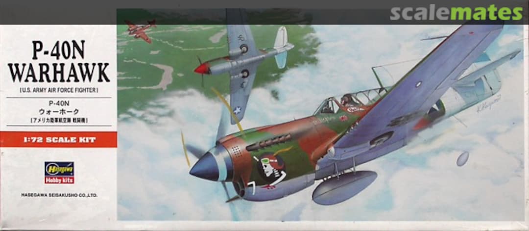 Boxart P-40N Warhawk 00139 Hasegawa