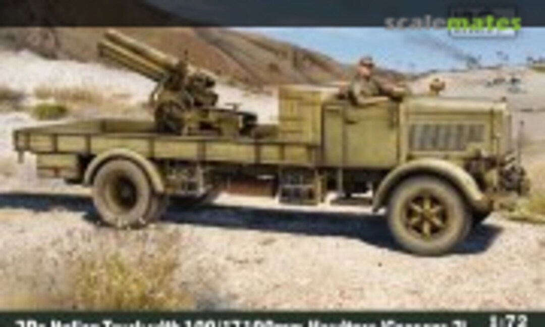 1:72 3Ro Truck with 100mm Howitzer 100/17 (Cassone 2) (IBG Models 72099)