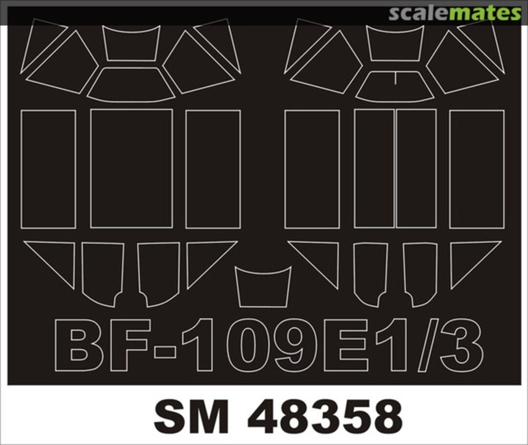 Boxart Bf 109E-1/3 SM48358 Montex