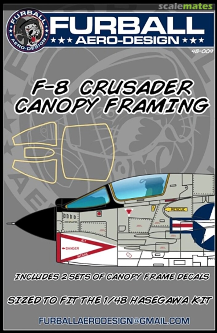 Boxart F-8 Crusader 48-009 Furball Aero-Design