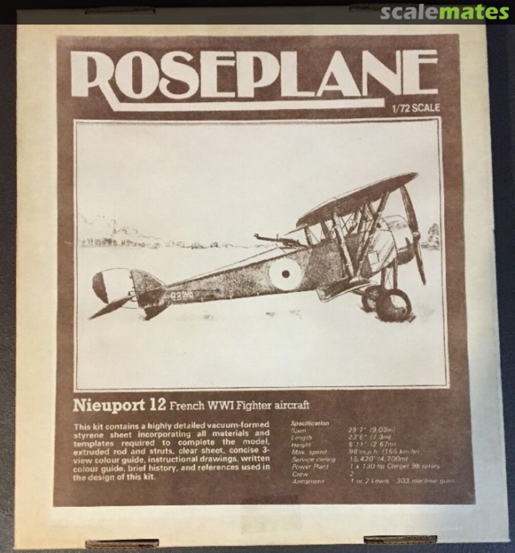 Boxart Nieuport 12  Roseplane